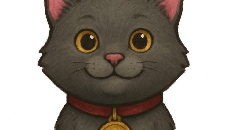 開運案内猫メダルー